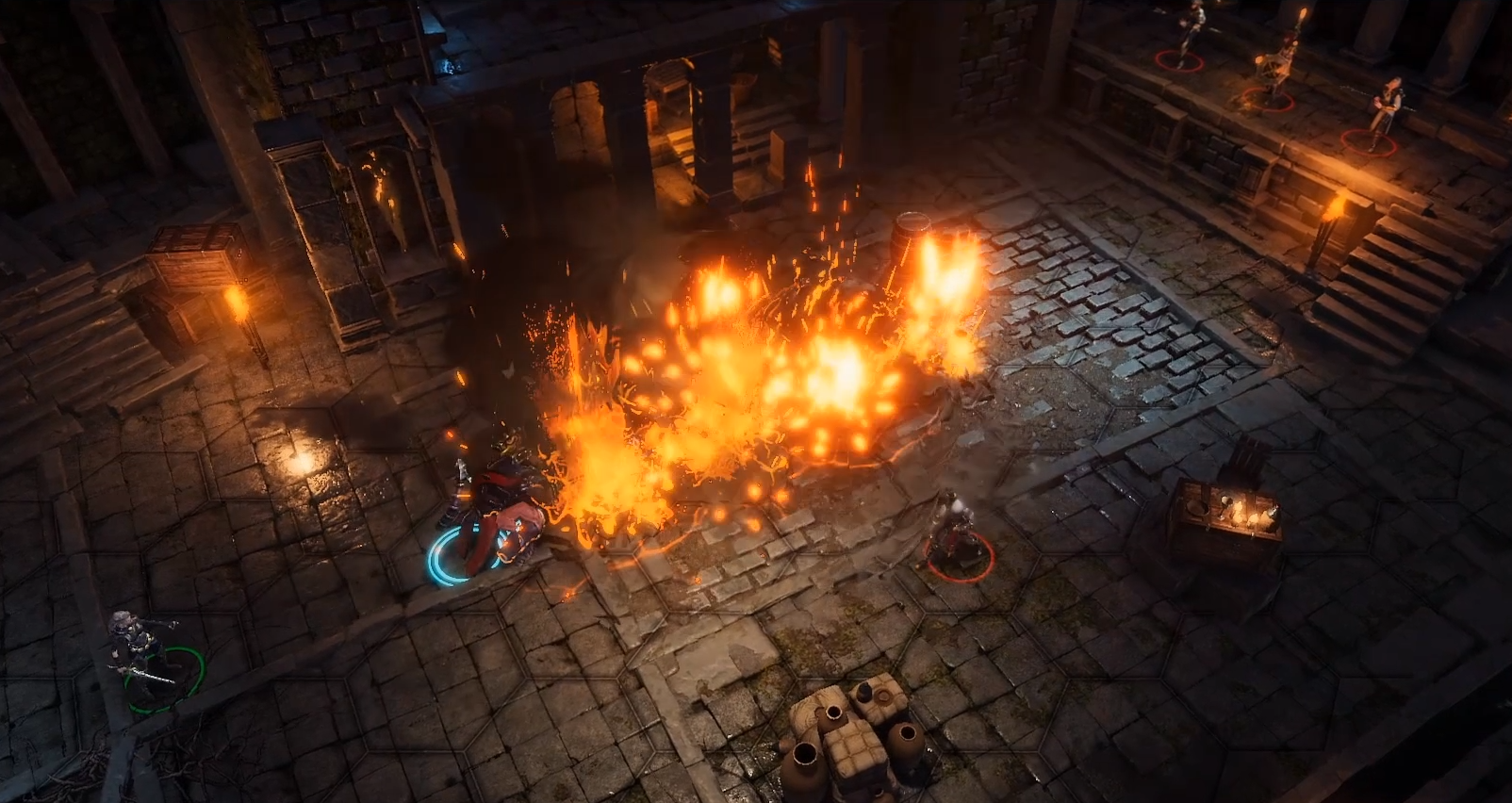 Disciples: Liberation real-time VFX